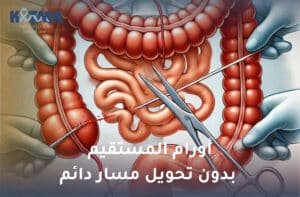 أورام المستقيم بدون تحويل مسار دائم